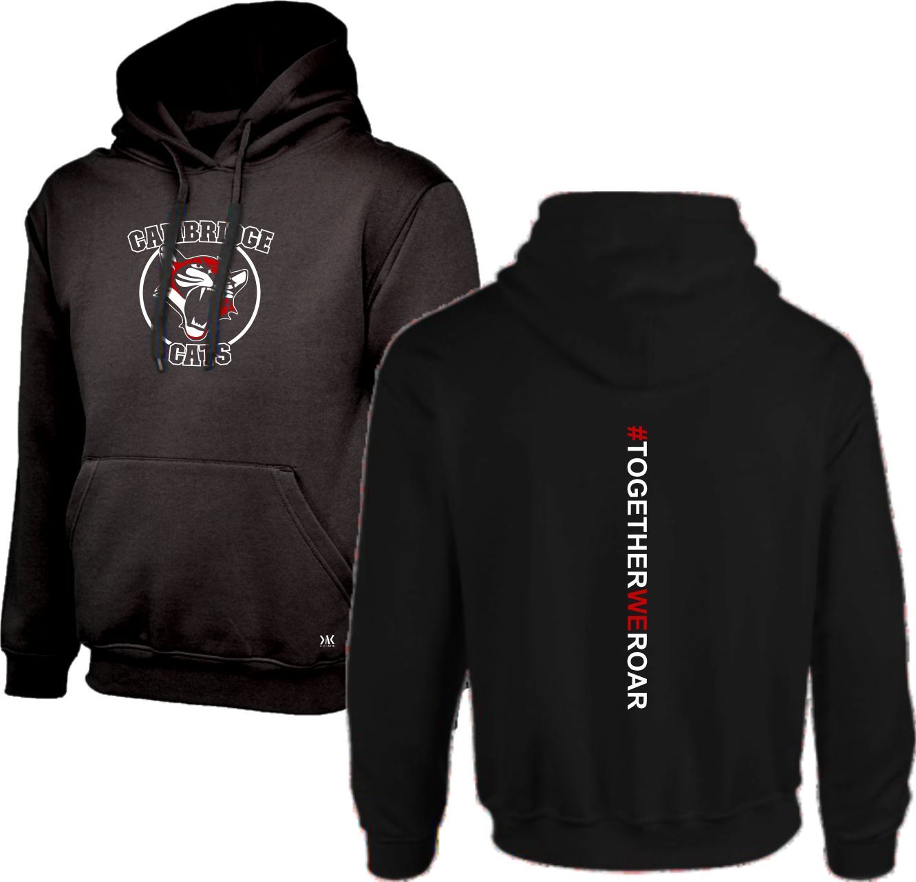Club Hoodie with Back #Together We Roar - Adults
