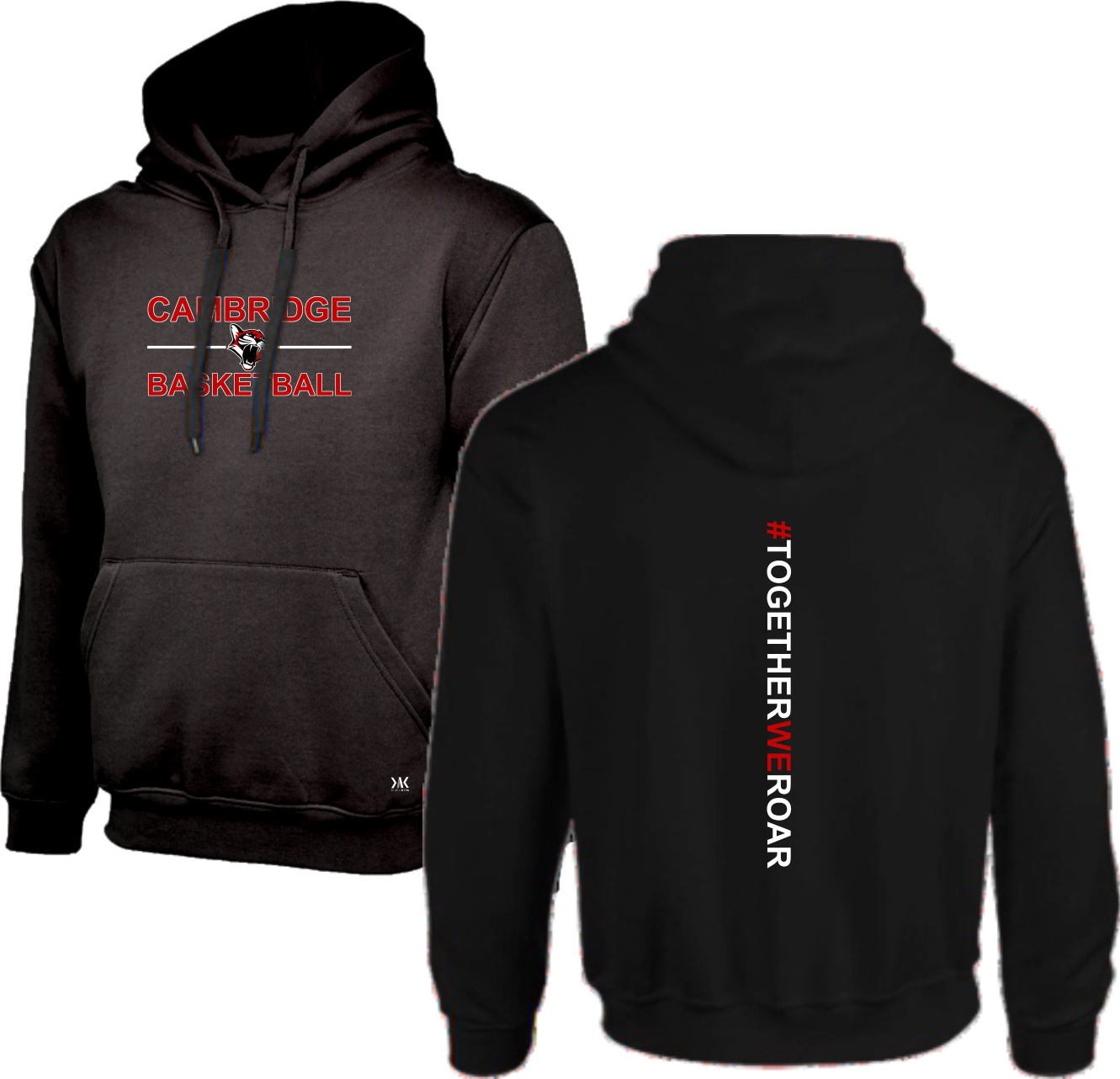 Club Hoodie with Back #Together We Roar - Adults