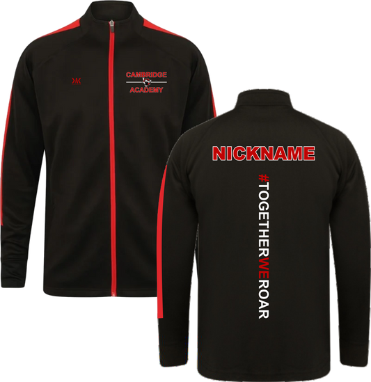 Academy Personalised Tracksuit Jacket with Back Logo