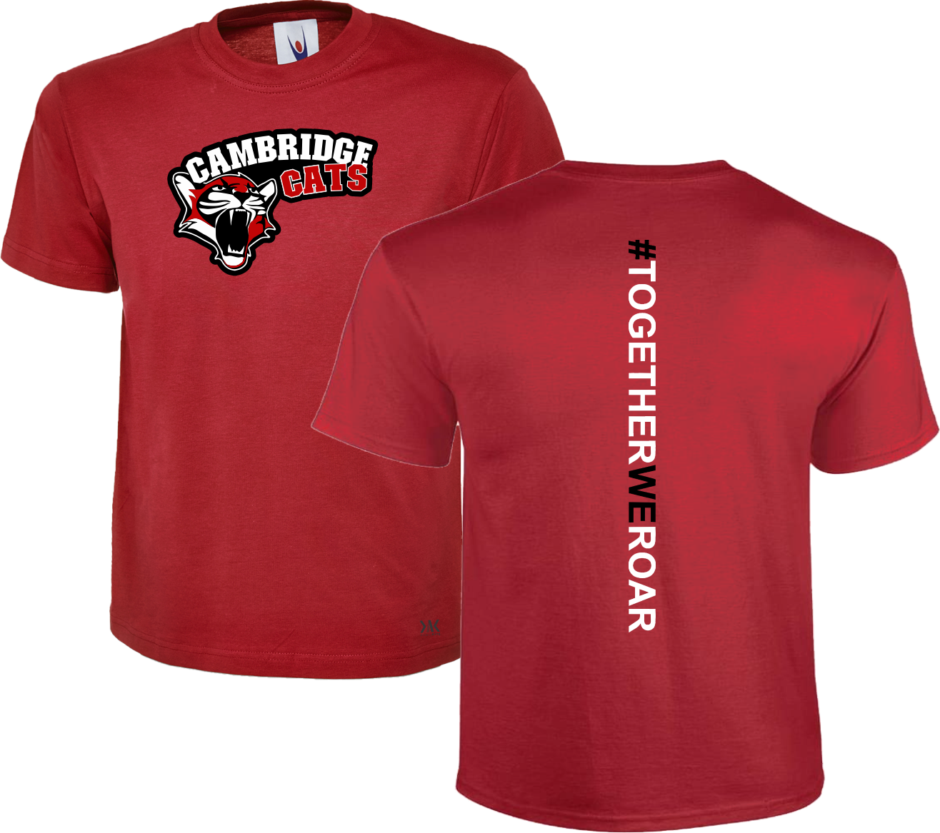 Cotton Club Tee with Back #Together We Roar - Adults