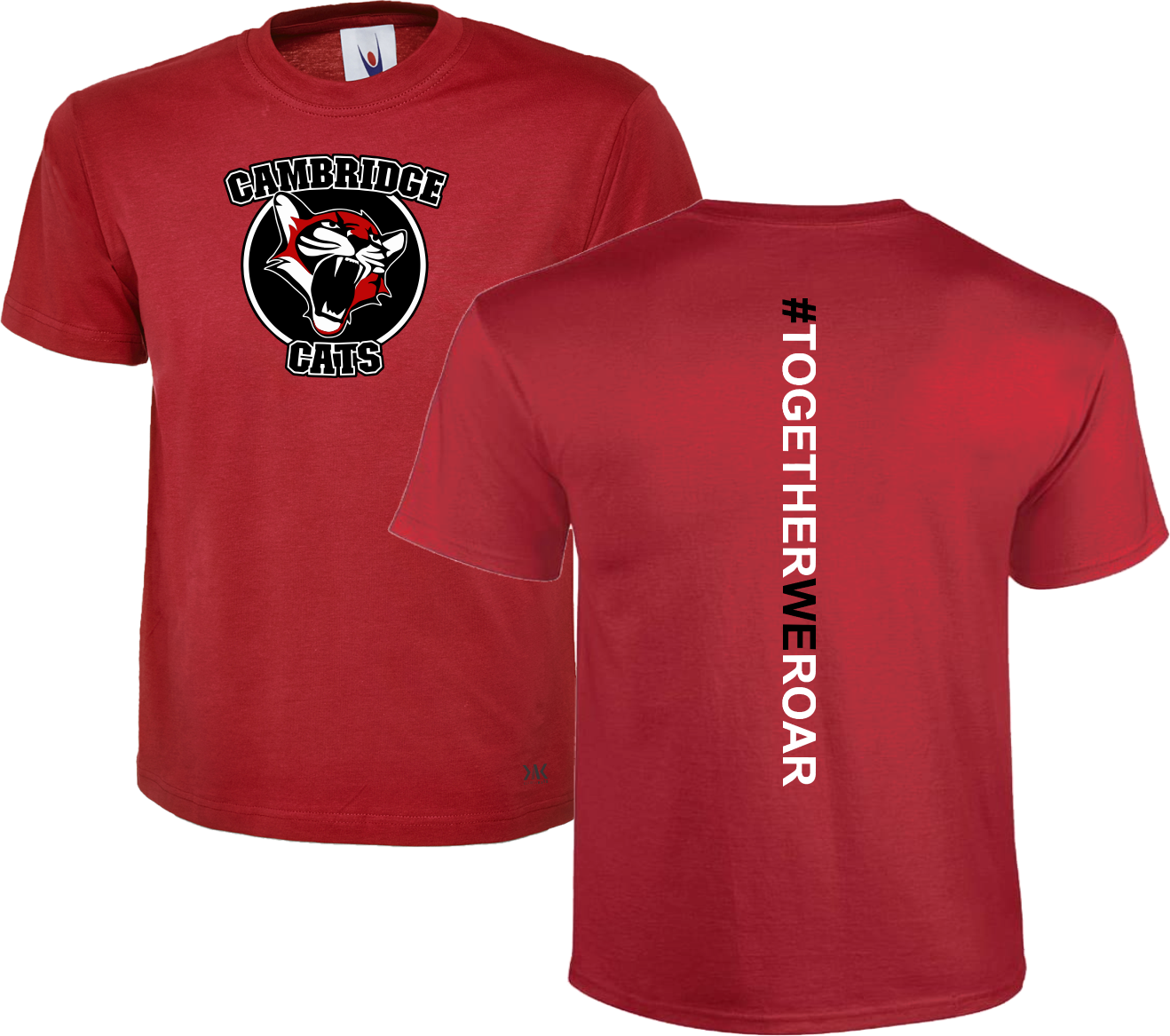 Cotton Club Tee with Back #Together We Roar - Adults